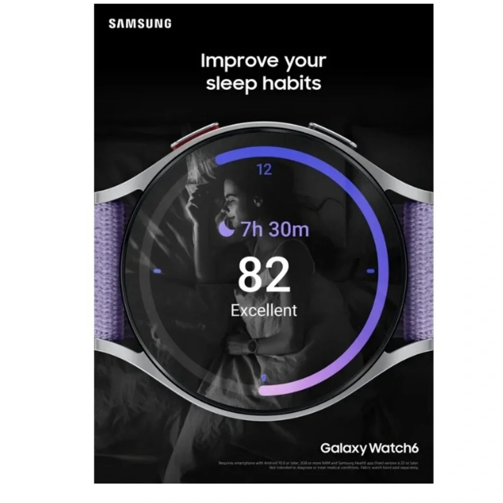 Samsung Galaxy Watch6 Smartwatch 40mm, Bluetooth, Armor Aluminum, Graphite